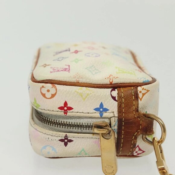 LOUIS VUITTON Monogram Multicolor Trousse Wapity Pouch White M58033 Auth 142339 - Picture 8 of 16